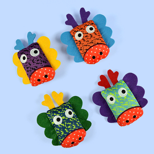 Jouets en peluche interactifs et couineurs MIDEPET écologiques pour chats et chiens, multicolores, rembourrés <span class=keywords><strong>de</strong></span> catnip pour jouer et mordre - Product Image 3