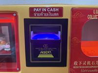 Machine de divination bouddhiste et taoïste, distributeur de souvenirs personnalisés avec pierre rotative et lumière LED pour temple et boutique