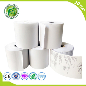 Brillant thermique 70gsm simple blanc caisse enregistreuse papier 80x80mm distributeur de billets haute visibilité enregistrement bas prix - Product Image 4