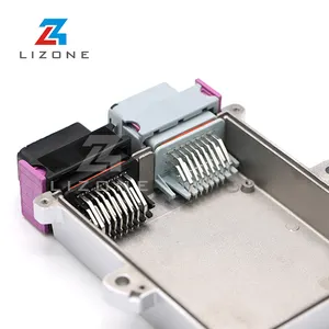 LIZONE 48 Pin Plug Car On-Board Controller Panel Circuit Board Connector With Aluminum Box ECU Housing Wire To Board PC