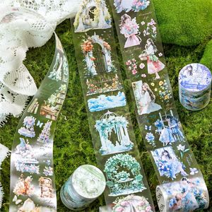 เทป PET ลายสวนสวย 2 ม./ม้วน ซีรีส์สวนในฝัน วัสดุตกแต่งสมุดบันทึก สติกเกอร์ลายวน - Product Image 3