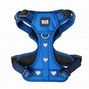 サンレイマスコタ 通気性ネオプレンパッド入りノープル犬用ハーネス 高級パーソナライズペットハーネス 調整可能犬用ハーネスセット - Product Image 2