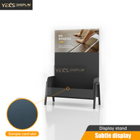 Yeks XDL270 Présentoir sur mesure moderne en métal pour panneaux de porte de placard, panneaux de couleur, conception pour salles d'exposition - Vente chaude