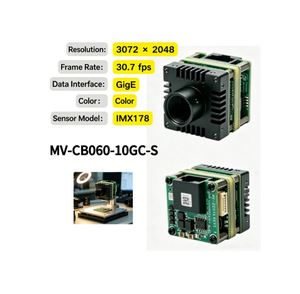 Caméra couleur GigE HIK ROBOT MV-CB060-10GC-S 6MP de niveau carte IMX178 avec monture M12 pour l'inspection par vision industrielle embarquée - Product Image 5