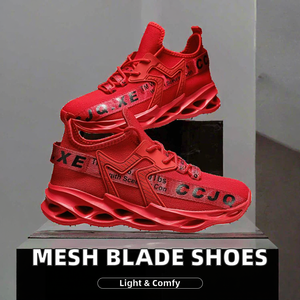 รองเท้าวิ่งลำลองผู้ชาย Soso รุ่น Mesh Blade Just Flying แบบถักทอ ระบายอากาศได้ดี น้ำหนักเบา แฟชั่นทันสมัย สำหรับฤดูใบไม้ผลิและฤดูใบไม้ร่วง - Product Image 2