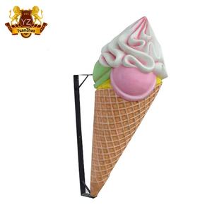 Mesa y sillas de fibra de vidrio para decoración del mercado, mobiliario para helados y donuts, gran oferta - Product Image 3
