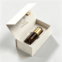 Boîte d'emballage d'huiles essentielles avec impression de logo personnalisé, emballage de luxe pour cosmétiques, parfums, huiles essentielles, fermeture magnétique, boîte cadeau en papier
