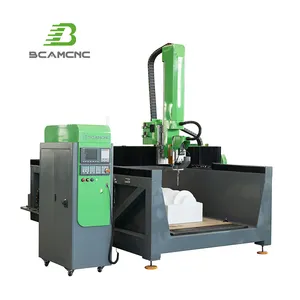 BCAMCNC spindle swing cnc wood engraving machine 4axis eva foam cutting and milling cnc router