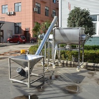 Agitateur matériel horizontal de poudre de ruban par lots d'une capacité de 500kg Mélangeur de poudre sèche de qualité alimentaire