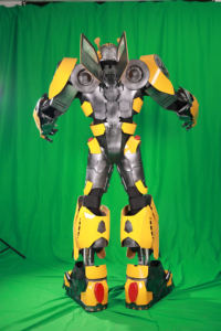 Traje <span class=keywords><strong>de</strong></span> Robot Personalizado, <span class=keywords><strong>Disfraz</strong></span> <span class=keywords><strong>de</strong></span> Robot Transformable, <span class=keywords><strong>Disfraz</strong></span> <span class=keywords><strong>de</strong></span> Bumble Bee para Hombre - Product Image 3