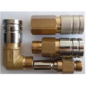 Conector Rápido de Acero Inoxidable para 1 Tubo Roscado, Pieza para Sistema HVAC - Product Image 2