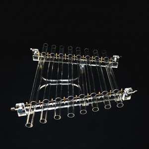 Bán Sỉ Đàn Hạc Pha Lê Hát Thạch Anh 8 Ống Chữa Bệnh Âm Nhạc Trong Suốt Luân Xa HUAFENG - Product Image 3