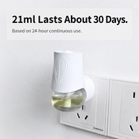 Diffuseur d'aromathérapie Faner à brume froide, design floral, sans eau, bouteille en verre, fonction de minuterie, fonctionnement silencieux pour chambre à coucher