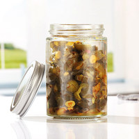Chili sauce piquante peut bouteilles d'étanchéité pot de miel clair vide hermétique confiture cuisine stockage alimentaire verre mariné pot