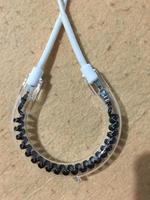 Élément chauffant infrarouge en quartz en fibre de carbone en forme de U à chauffage rapide, tube de remplacement pour chauffage solaire et chauffage d'appoint