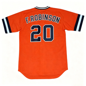 Maillot de baseball rétro des années 90, cousu, tailles S-5XL, EDDIE MURRAY, JIM PALMER, REGGIE JACKSON, MARK BELANGER, BROOKS ROBINSON - Product Image 4