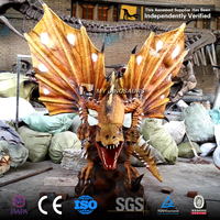 Mon Dino FAW001, décoration d'Halloween, dragon animatronique en caoutchouc, à vendre