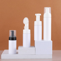 Botol busa putih PET kosong, 200ml 250ml 150ml 100ml botol pompa busa putih botol busa mousse 4oz 5oz 8oz botol busa
