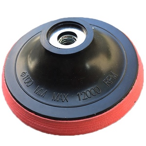 Almohadilla de lijado de plástico para pulir la placa trasera del coche, sujetadores de gancho y bucle - Product Image 1