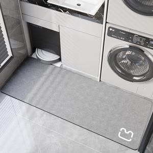 Tapis de bain en terre de diatomée Maison De Bain 120x45cm 150x45cm 180x45cm Antidérapant Absorbant Rectangulaire Design Minimaliste - Product Image 3