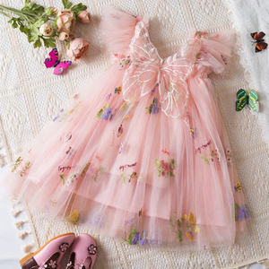 Vestido Formal <span class=keywords><strong>de</strong></span> Gasa con Volantes <span class=keywords><strong>para</strong></span> Niña Pequeña, Estilo Princesa, Color Sólido, Vestido <span class=keywords><strong>de</strong></span> Tul Esponjoso, ODM, Traje Infantil <span class=keywords><strong>para</strong></span> <span class=keywords><strong>Fiesta</strong></span> <span class=keywords><strong>de</strong></span> Cumpleaños - Product Image 3