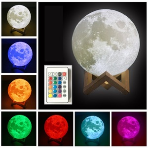 Newly Listed Multiple Colors Adjustable <b>LED</b> Modern Bedroom 3D Earth Night <b>Light</b> with Remote Control - Product Image 5