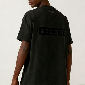 T-<span class=keywords><strong>shirt</strong></span> ESS respirant à manches courtes pour homme et <span class=keywords><strong>femme</strong></span>, col rond décontracté, avec rivets décoratifs, anti-rétrécissement, motif God - Product Image 3