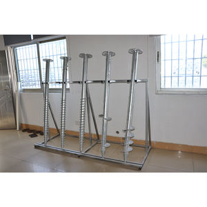 Vis <span class=keywords><strong>de</strong></span> sol solaire réglable, 4 pièces, pôle <span class=keywords><strong>ancre</strong></span>, vis <span class=keywords><strong>de</strong></span> terre galvanisé pour système solaire - Product Image 4