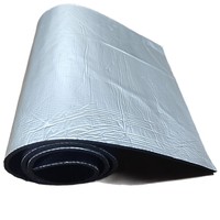 Coton insonorisant en feuille d'aluminium, tapis acoustique double couche pour porte de voiture, toit, capot, moteur