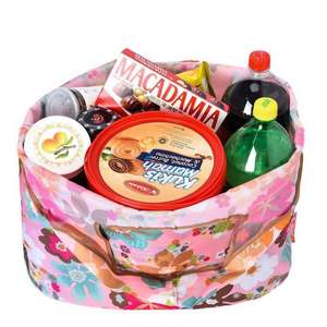 Bolsa de Compras Plegable, Portátil, Ecológica, Reutilizable, de Poliéster Estampado, Fácil de Llevar - Product Image 4