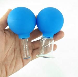 Set Cangkir Bekam Wajah Kaca Pijat, Set Cangkir Terapi Bekam Vakum Silikon - Product Image 2