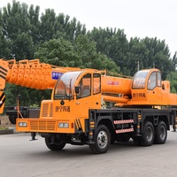Grue mobile STSQ20D 20 tonnes à flèche télescopique droite, moteur diesel Cummins, engrenage/moteur Liyuan, moment de charge élevé