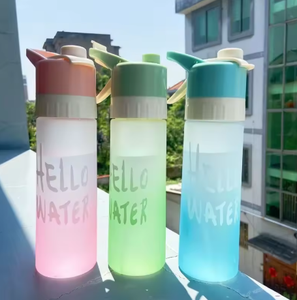Wholesale Strong Shatterproof Spray Water <b>Cup</b> <b>Large</b> Capacity Male Female Sports Food Grade Student Cooling Portable Bottle Air - Product Image 1