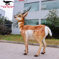 Son yaşam boyutu ren geyiği Animatronic hayvan modelleri
