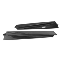 Diffuseur arrière de style PSM en fibre de carbone avec séparateurs pour BMW F80 M3 F82 M4 2014-2018, lèvre de pare-chocs arrière en fibre de carbone