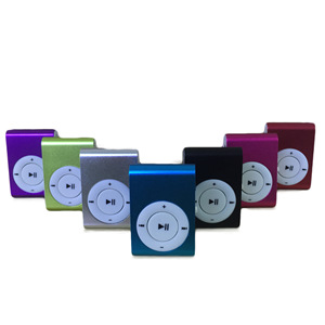 เครื่องเล่น MP3 รุ่น Aomago Purple Mini Clip พร้อมตัวเครื่องอะลูมิเนียมอัลลอยด์ 4.0  ควบคุมการเล่น/หยุด เพื่อการฟังเพลง-ใช้สำหรับเล่นกีฬา - Product Image 2