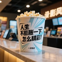 Seau à poulet jetable personnalisé de 130 oz, de qualité alimentaire, en papier, pour poulet frit KFC, avec logo