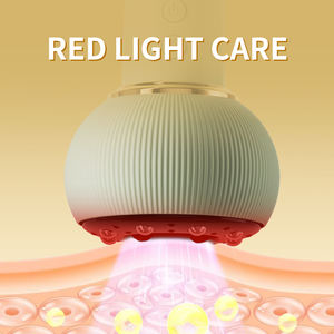 Masajeador inteligente con ventosas para aliviar el dolor muscular, circulación, masajeador eléctrico portátil con aceite de masaje - Product Image 4