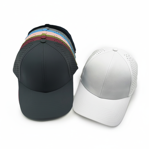 Casquette de camionneur sportive en coton maillé de haute qualité, personnalisable, avec broderie à 5 points, snapback confortable, assortiment de couleurs, quatre - Product Image 1