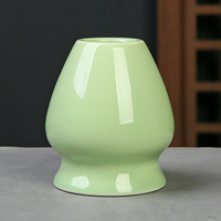 Céramique Matcha Thé Vert Chasen Titulaire Japonais Stand Bol Bambou Fouet Broyeur Brosses Thé Porte-Outil Teaware Ensembles Accessoires