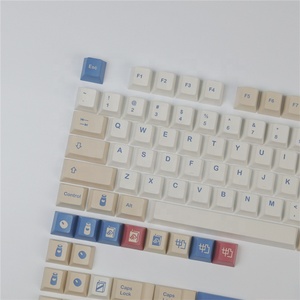 Teclado Mecánico Personalizado, Teclas Soyamilk GMK, Perfil Cherry, Juego de 141 Teclas con Tecla Shift 1U 2U 1.75U, <span class=keywords><strong>GK61</strong></span> GK64 - Product Image 3
