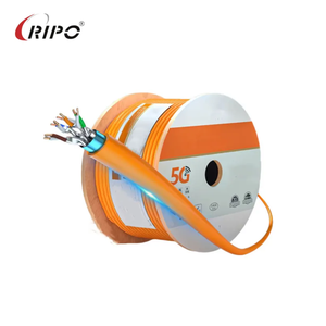 Cable Ethernet blindado CAT6A SFTP 10Gbps 23AWG LSZH carrete resistente al fuego de 305m/1000ft para centro de datos - Product Image 2