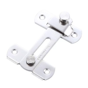 Stainless Steel Door Latch 201 Steel Brushed Finish Easy Installation Modern Minimalist Design For Home Sliding Door Bolt - Product Image 4