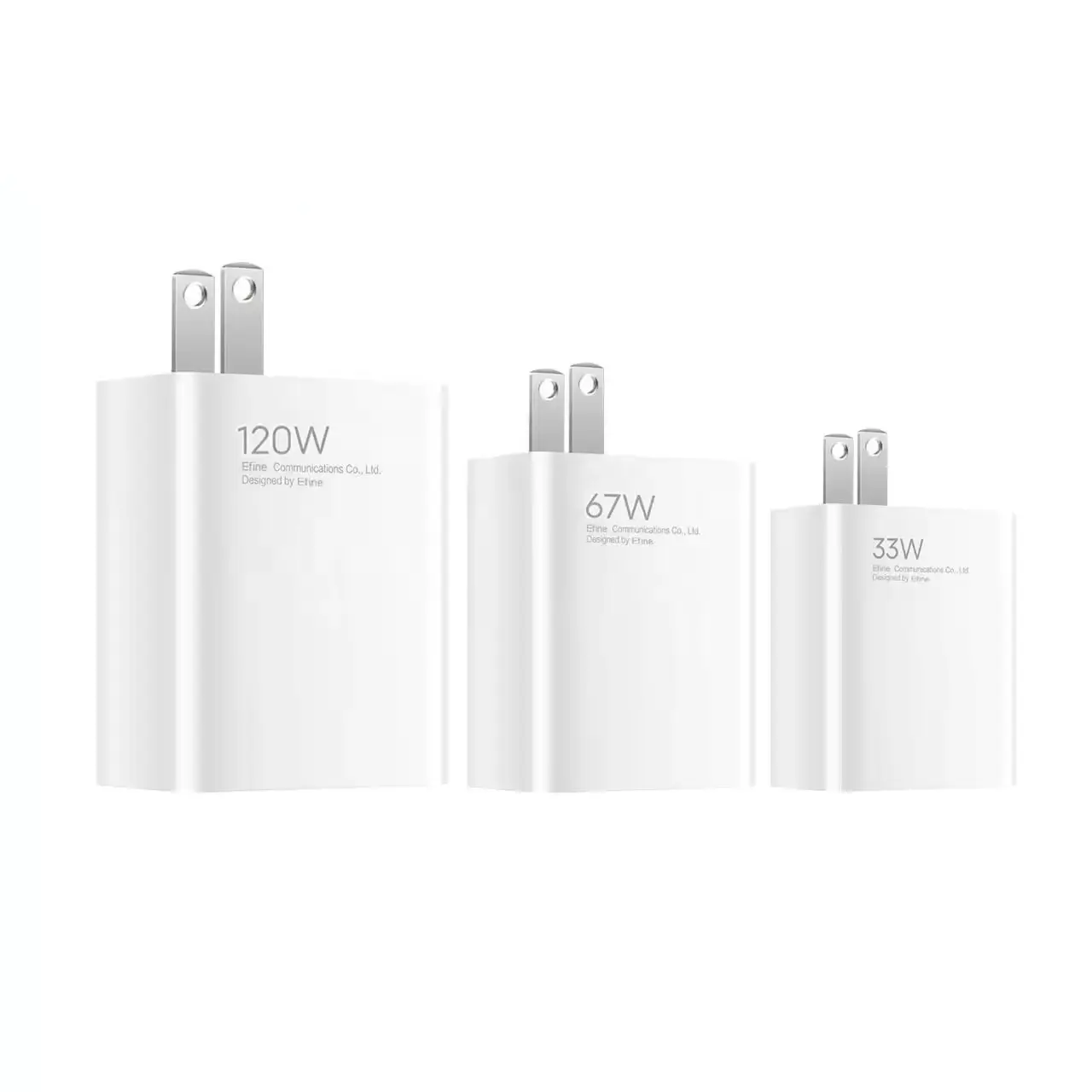 Vendita calda 120W ricarica rapida 33W per Xiaomi USB adattatore di alimentazione 67W caricatore da muro tipo cavo di sovralimentazione C