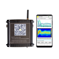 Détecteur d'eau souterraine portable PQWT M100 M200 M400 pour l'exploration géologique, portée 100m 200m 400m, compatible téléphone portable