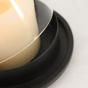 Открытый садовый домашний декор, держатель для чайного света, держатель для столба, стеклянный подсвечник для дома, с металлическим основанием - Product Image 6