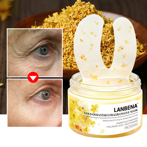 LANBENA d'or osmanthus fragrans masque pour les yeux tampons pour les rides livraison gratuite - Product Image 4