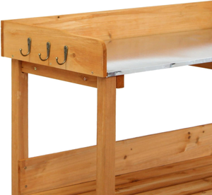 Table d'établi en <span class=keywords><strong>bois</strong></span> de couleur personnalisée table de travail plate-forme de plantation rempotage banc en <span class=keywords><strong>bois</strong></span> de bricolage - Product Image 5