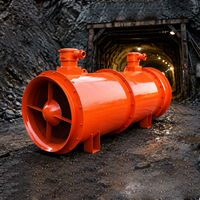 Ventilateur anti-explosion à économie d'énergie pour la ventilation des tunnels miniers métalliques