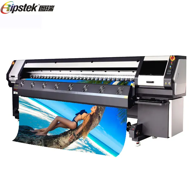 RIPSTEK-WT-3308L mit KONICA 512I Druckkopf-Digitaldrucker, Druck geschwindigkeit 240 m²/h, großformat iger Öko-Lösemittel drucker